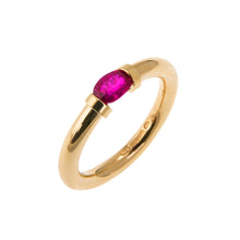 Load image into Gallery viewer, A Beautiful Ruby Set Into An 18ct Gold Ring