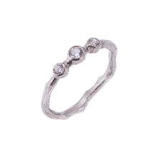 Load image into Gallery viewer, .30ct Three Stone Diamond Ring