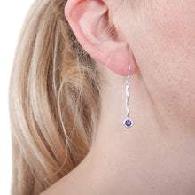 Load image into Gallery viewer, Drop Earrings set with Semi Precious Gemstone