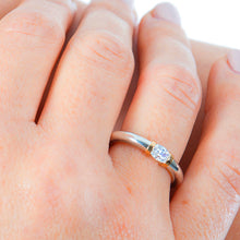 Load image into Gallery viewer, Green Tourmaline Ring in Silver And Gold