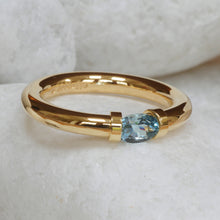 Load image into Gallery viewer, aquamarine ring
