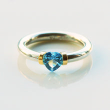Load image into Gallery viewer, 'I Love You ' Gemstone Tension Ring