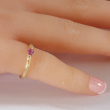 Load image into Gallery viewer, Powder Pink Sapphire Ring in 9 Carat Gold