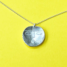 Load image into Gallery viewer, Sterling Silver Flapper pendant
