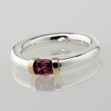 Load image into Gallery viewer, Pink Tourmaline Tension Ring.
