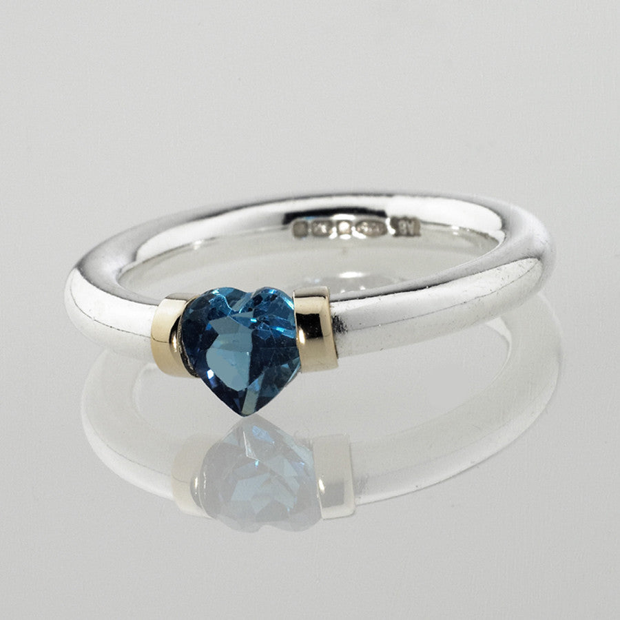 Heart shaped gemstone ring 2025