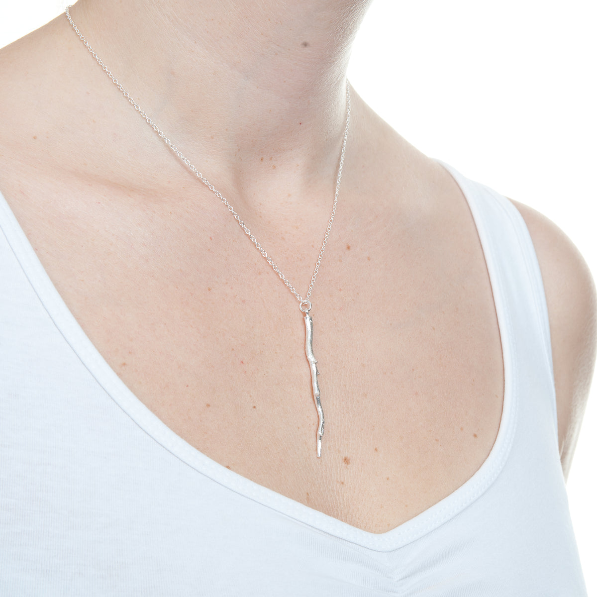 Woodland Style Pendant in Silver