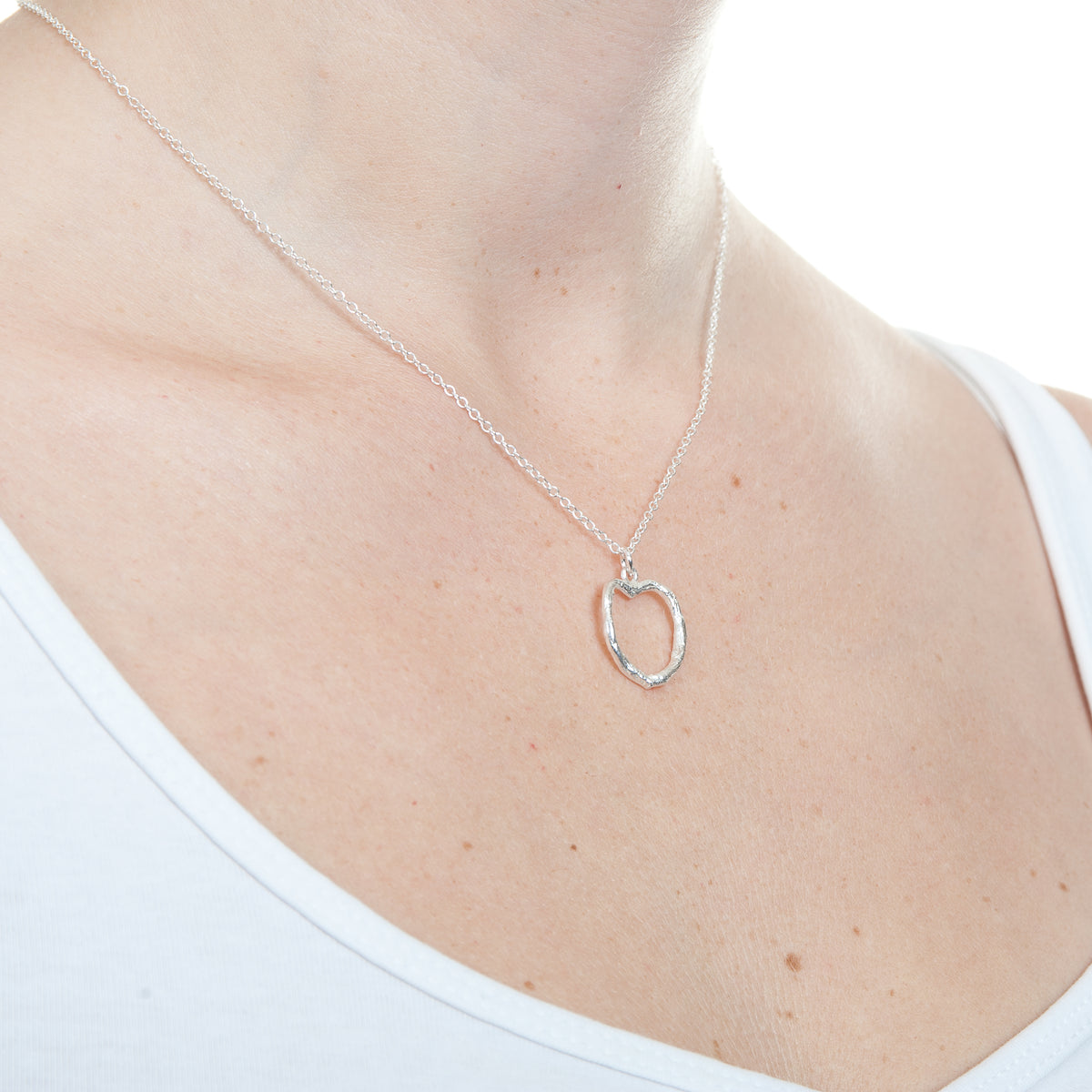 Woodland Style Pendant in Silver