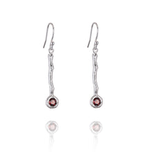 Load image into Gallery viewer, Drop Earrings set with Semi Precious Gemstone
