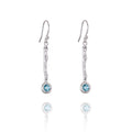 Drop Earrings set with Semi Precious Gemstone