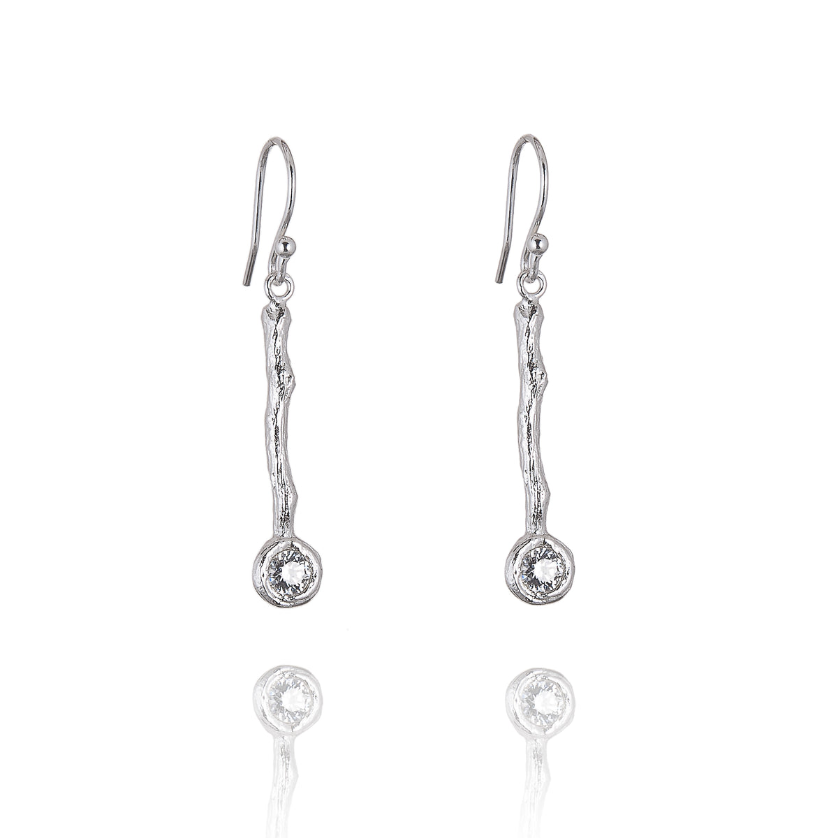 Drop Earrings set with Semi Precious Gemstone