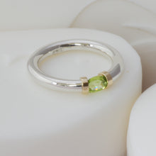 Load image into Gallery viewer, peridot dress ring
