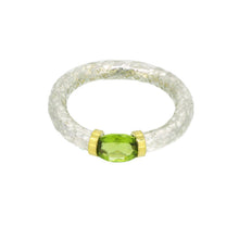 Load image into Gallery viewer, Hand Made Sterling Silver and Peridot Ring
