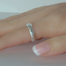 Load image into Gallery viewer, Hand Formed One of a Kind Sterling Silver Ring
