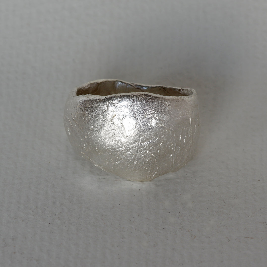 Chunky Hallmarked Sterling Silver Ring