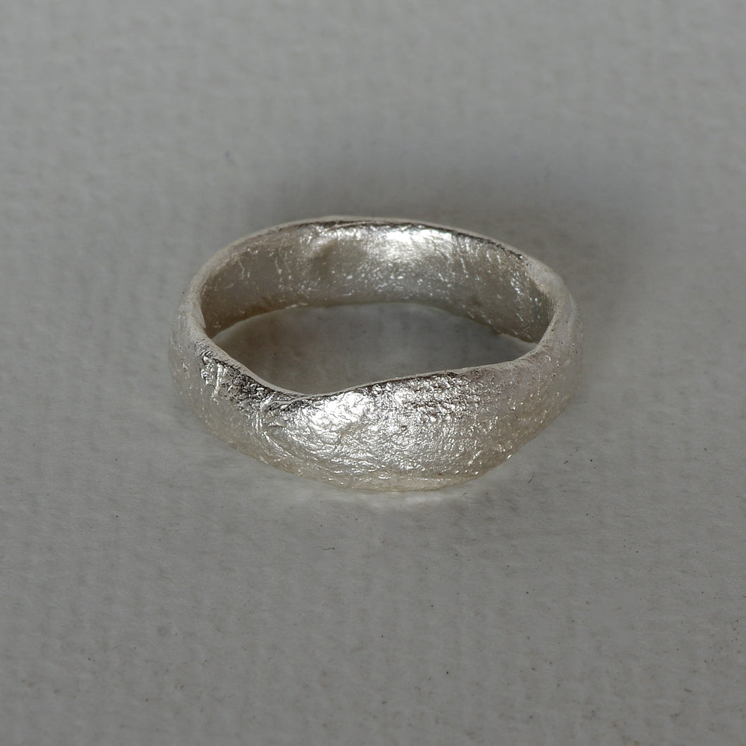 Hand Formed One of a Kind Sterling Silver Ring