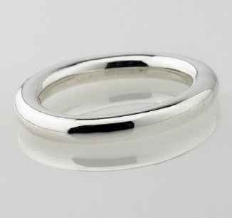 Plain Silver 3mm Band Ring